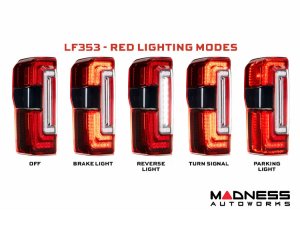 Ford Super Duty LED Tail Lights - XB Series - Morimoto - Red - 2023+ Ford Super Duty LED Tail Lights - XB Series - Morimoto - Red - 2023+