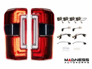 Ford Super Duty LED Tail Lights - XB Series - Morimoto - Red - 2023+ Ford Super Duty LED Tail Lights - XB Series - Morimoto - Red - 2023+
