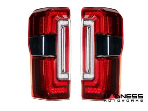 Ford Super Duty LED Tail Lights - XB Series - Morimoto - Red - 2023+ Ford Super Duty LED Tail Lights - XB Series - Morimoto - Red - 2023+