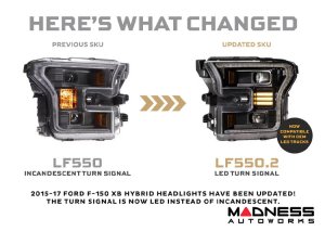 Ford F-150 LED Headlights- XB Hybrid Series - Morimoto - '15 - '17