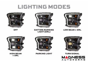 Ford F-150 LED Headlights- XB Hybrid Series - Morimoto - '15 - '17