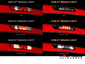 GMC Sierra LED 3rd Brake Light - X3B Series - Morimoto - Clear Lens- 2007 - 2013