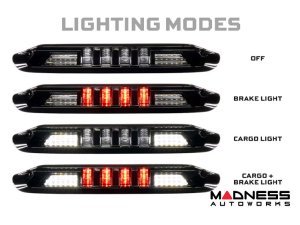 GMC Sierra LED 3rd Brake Light - X3B Series - Morimoto - Clear Lens- 2007 - 2013