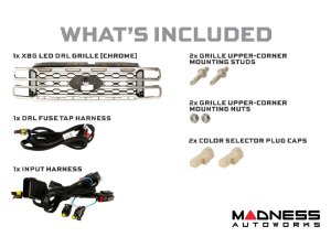 Ford Super Duty LED Grille - XBG Series - Morimoto - Chrome - 2023+