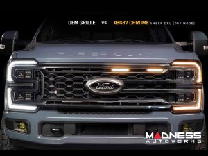 Ford Super Duty LED Grille - XBG Series - Morimoto - Chrome - 2023+