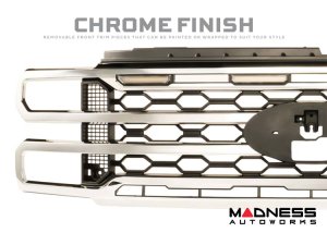 Ford Super Duty LED Grille - XBG Series - Morimoto - Chrome - 2023+