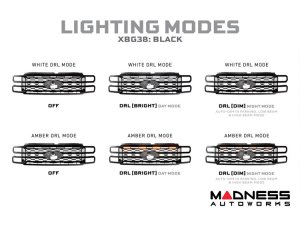 Ford Super Duty LED Grille - XBG Series - Morimoto - Black - 2023+