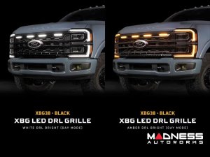 Ford Super Duty LED Grille - XBG Series - Morimoto - Black - 2023+
