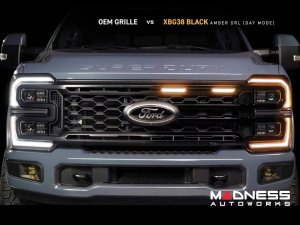 Ford Super Duty LED Grille - XBG Series - Morimoto - Black - 2023+