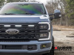 Ford Super Duty LED Grille - XBG Series - Morimoto - Black - 2023+