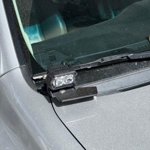 Lexus GX460 Ditch Lights - A-Pillar Hood Mount - ORACLE Lighting - VEGA Series 2 Spotlights - `10-`23