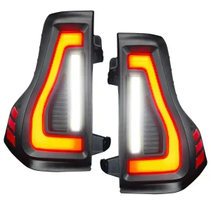 Toyota Prado LED Tail Lights - ORACLE Lighting - Flush Lensless - Black Series - Black - `10-`23