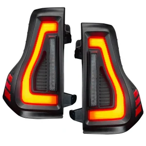 Toyota Prado LED Tail Lights - ORACLE Lighting - Flush Lensless - Black Series - Black - `10-`23