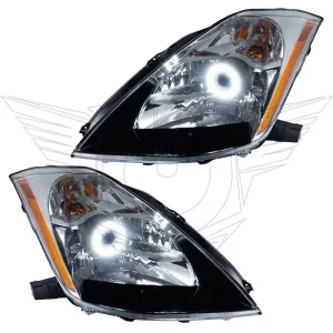 Nissan 350Z Headlight Assemblies - ORACLE Lighting - SMD HL (HID Style) w/ BC2 Controller - ColorSHIFT - `03-`05
