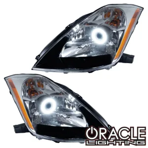 Nissan 350Z Headlight Assemblies - ORACLE Lighting - SMD HL (HID Style) w/ BC2 Controller - ColorSHIFT - `03-`05