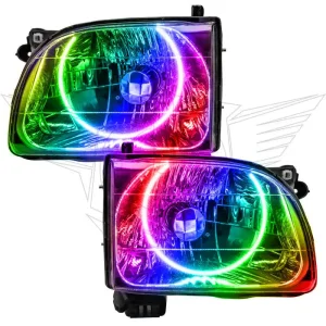 Toyota Tacoma Headlight Assemblies - ORACLE Lighting - ColorSHIFT w/ BC2 Controller - `01-`04