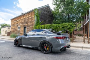 Alfa Romeo Giulia Quadrifoglio GTAm Conversion Kit by PariS'5 GaraGe - Rear Diffuser - Carbon Fiber Alfa Romeo Giulia Quadrifoglio GTAm Conversion Kit by PariS'5 GaraGe - Rear Diffuser - Carbon Fiber