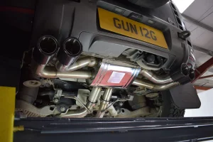 Land Rover Defender Performance Exhaust - SuperSport w/ Sound Architect - Quicksilver - P525 V8 110