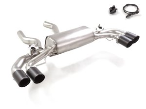 BMW 2 Series Performance Exhaust - Ragazzon - Evo Line - Axle Back - Dual Exit/ Carbon Fiber Tips - M240i (G42) xDrive