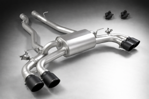 BMW 5 Series Performance Exhaust - Ragazzon - Evo Line - Axle Back w/ Integrated Valves - Dual Exit/Black Tips - M5 (G99) 4.4L