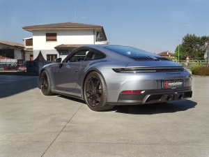 Porsche 911 Carrera GTS (992) Performance Exhaust by Ragazzon - Evo Line - Downpipe w/ Group N Filter
