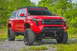 Toyota Tacoma Winch Mount - Rough Country - Hidden - PRO12000S Winch