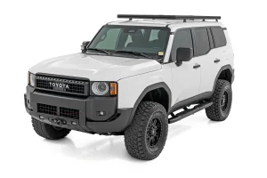 Toyota Land Cruiser Side Steps - Oval Nerf Bars - Rough Country - 2024+
