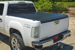 GMC Sierra 1500 Bed Cover - Rough Country - Hard Cover - Roll Up - 5'9" Bed - '07-'13