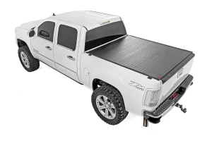 GMC Sierra 1500 Bed Cover - Rough Country - Hard Cover - Roll Up - 5'9" Bed - '07-'13