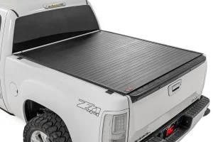 GMC Sierra 1500 Bed Cover - Rough Country - Hard Cover - Roll Up - 5'9" Bed - '07-'13