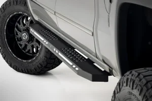 Chevrolet Silverado 1500 Running Boards - AC2 Amber/White LED - Rough Country - Crew Cab '07 - '18