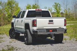 Chevrolet Silverado 1500 Running Boards - AC2 Amber/White LED - Rough Country - Crew Cab '07 - '18