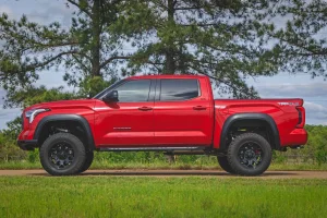 Toyota Tundra Side Steps - AC2 LED Running Boards - Rough Country - CrewMax - '22+