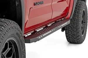 Toyota Tundra Side Steps - AC2 LED Running Boards - Rough Country - CrewMax - '22+