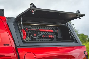 Toyota Tacoma Truck Bed Cap Molle Panel - Rough Country - Driver Side - Modular - 5' Bed