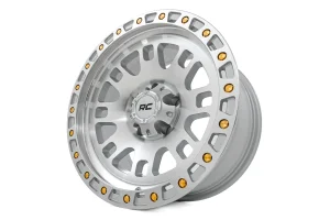 Wheel - Rough Country - 82 Series, One-Piece, 15x8, 5x4.5, -19mm - Full Machined