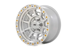 Custom Wheel 85 Series - Simulated Beadlock - Full Machined | 17x9 | 5x5.0 | -12mm - Rough Country Custom Wheel 85 Series - Simulated Beadlock - Full Machined | 17x9 | 5x5.0 | -12mm - Rough Country