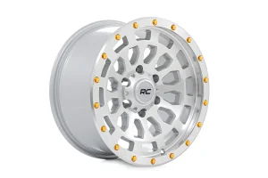 Custom Wheel 87 Series - Simulated Beadlock - Full Machine | 17x8.5 | 6x5.5 | +0mm - Rough Country 