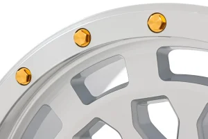 Custom Wheel 87 Series - Simulated Beadlock - Full Machine | 17x8.5 | 6x5.5 | +0mm - Rough Country 