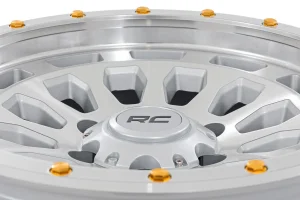 Custom Wheel 87 Series - Simulated Beadlock - Full Machine | 17x8.5 | 6x5.5 | +0mm - Rough Country 