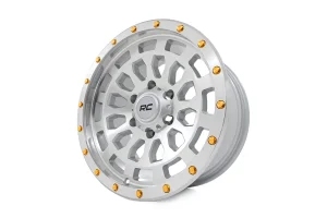Custom Wheel 87 Series - Simulated Beadlock - Full Machine | 17x8.5 | 6x5.5 | +0mm - Rough Country 