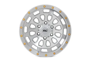 Custom Wheel 87 Series - Simulated Beadlock - Full Machine | 17x8.5 | 6x5.5 | +0mm - Rough Country 