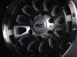 Custom Wheel 87 Series - Simulated Beadlock - Full Machine | 17x8.5 | 6x5.5 | +0mm - Rough Country 