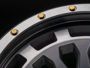 Custom Wheel 87 Series - Simulated Beadlock - Full Machine | 17x8.5 | 6x5.5 | +0mm - Rough Country 