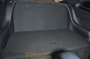 Ford Mustang Rear Seat Delete Kit - '15-'24 Coupe