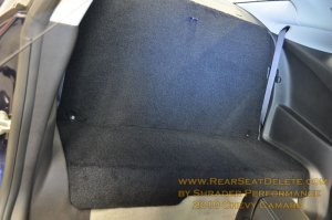 Chevrolet Camaro Rear Seat Delete Kit - '10-'15