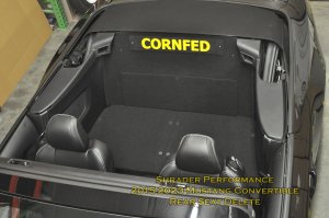 Ford Mustang Rear Seat Delete Kit - '15-'24 Convertible