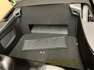 Ford Mustang Rear Seat Delete Kit - '15-'24 Convertible