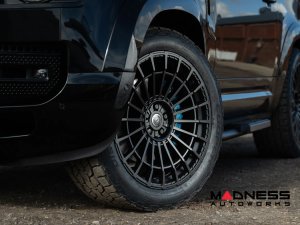 Land Rover Defender Custom Wheels - 22" WX-3 by Urban Automotive - Satin Black - Set of 4