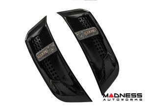 Land Rover Defender Front Fender Vents - Octa by Urban Automotive - Forged Carbon Accents